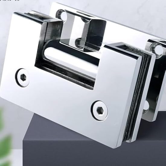 Cerniera Per Porta Doccia In Vetro - Cromata Resistente Per Ambienti Umidi - Foto 10