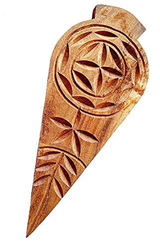 Image of Made in india Thekua Mould /Khajoor Mould (Thekua Sanecha) Pack of 1 Piece Big Size and 1 Small Size (Medium) (Mould 1, Extra Small)