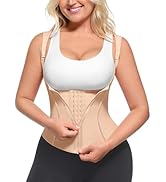 SHAPELLX Waist Trainer for Women Tummy Control Corset Shapewear Workout Faja Body Shaper with Adj...