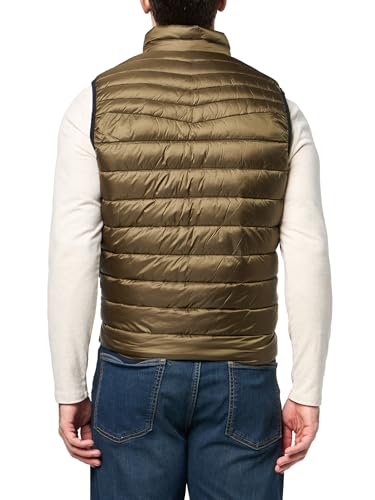 Image of BOSS Men's Lightweight Nylon Patch Logo Puffer Vest