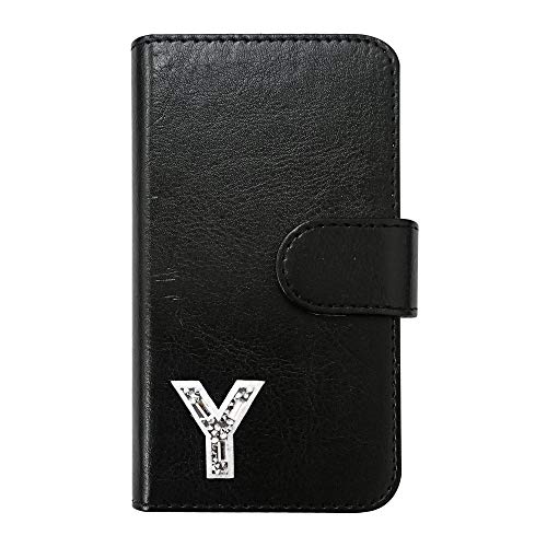 sslink Galaxy S25 FE SM-S731B �Ή� �P�[�X �蒠�^ �C�j�V���� Y �L���L�� ���b�y�� �A���t�@�x�b�g �f�R �L���L�� (�u���b�N) �_�C�A���[�^�C�v ���J�� �J�[�h���[ �t���b�v �J�o�[ �X�}�[�g�t�H��