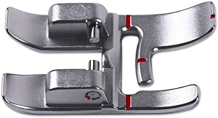 ZIGZAGSTORM 821007096 Snap ON Right Edge Bi-Level Presser Foot for Pfaff IDT System Group D,E,G,J,K Sewing Machine - 821007096