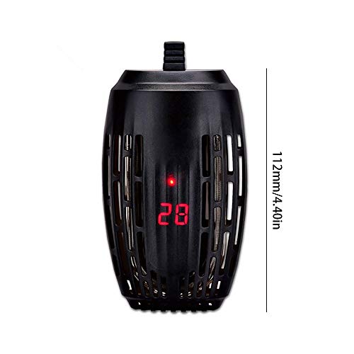 DONGKER Aquarium Heater, Fish Tank Explosion-Proof Heating Rod Adjustable Temperature Submersible Thermostat Heater with LED Temperature Display for Turtle Fish Tank - Thumbnail 4