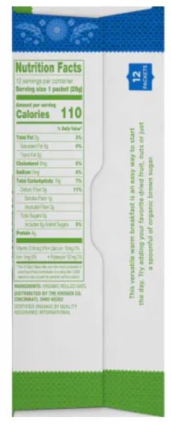 Avena Instantánea Orgánica Simple Truth Original, Pack de 4 x 12ct miniatura 2