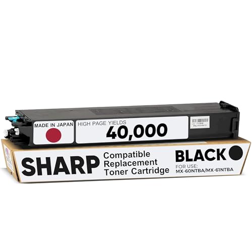 Image of SHIKI Compatible Toner Cartridge for Sharp Full Color MX60NTBA (Black)/ MX61NTBA (Black) (Yeild 40,000pages)