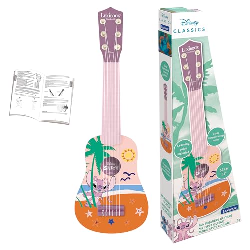 Image of LEXIBOOK, Disney Stitch, My First Guitar Angel, Pink, K200D1