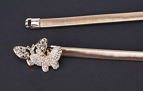 Gürtel für Damen mit Ketten, mehrschichtiger Taillengürtel