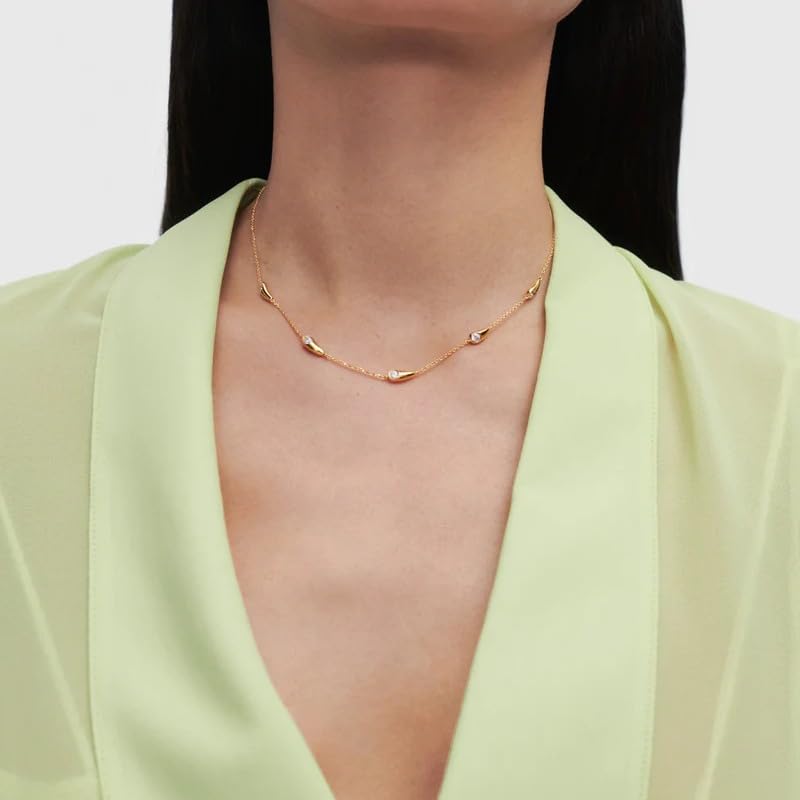 Collier zircon goutte d'eau à offrir pour marquer un moment unique - 2