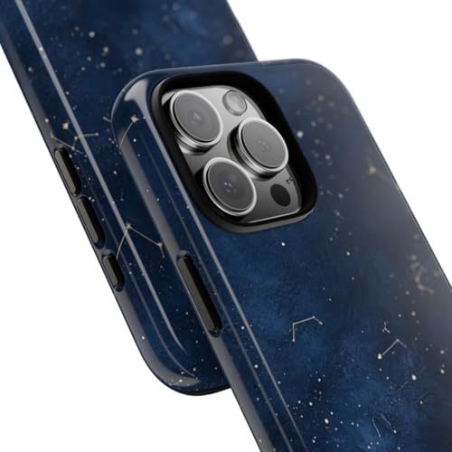 Coque iPhone 16 Pro Max constellation anti-choc avec finition brillante