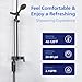 PHILIPS Shower Filter AWP1775BK/37, Water Softener for Hard Water, Shower Filtration with Double Mesh, Reducing Chlorine/Impurities/Rust Sediments for Handheld Showerhead, NSF Certified, Black