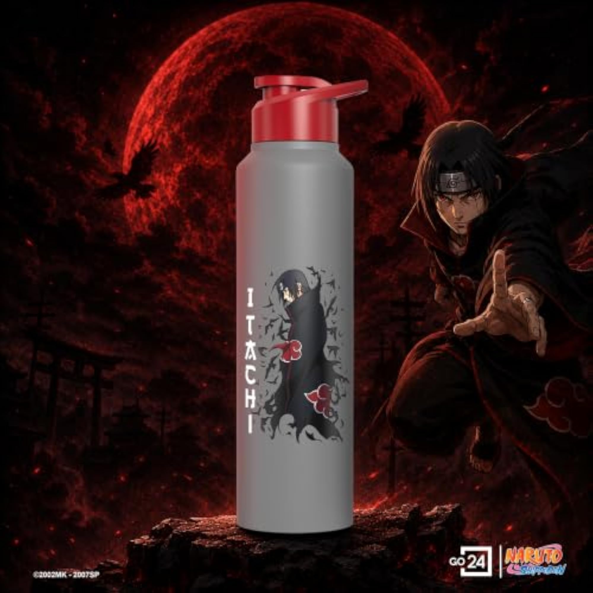 Naruto Stainless Steel Water Bottle 1 Litre