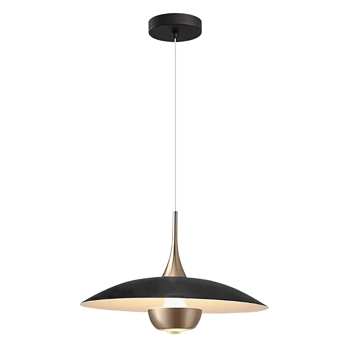 kco lighting modern black metal pendant lamp brass gold kitchen island pendant light industrial matt black barn pedant lighting adjustable retro vintage farmhouse hanging dining lights fixture