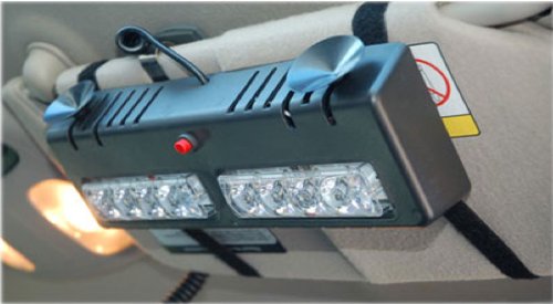 Red Red Ex-04 Led Dual Visor Strobe #TOP1