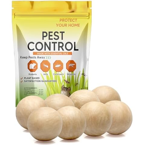 AJOQFKTD Natural Mint Rodent Repellent Balls Cover