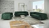  Luxury Miami 3+2 Divano Set (verde)