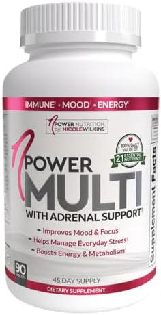 nPower Nutrition Multivitamin for Women, 45 Day Supply, Stress, Energy, Immune Support, Biotin for Hair, Skin, Nail Health