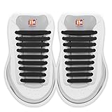 INMAKER Silikon Schnürsenkel Ohne Binden, Elastische Schnürsenkel für Kinder und Erwachsene, Gummi schnürsenkel für Sportschuhe und Laufschuhe