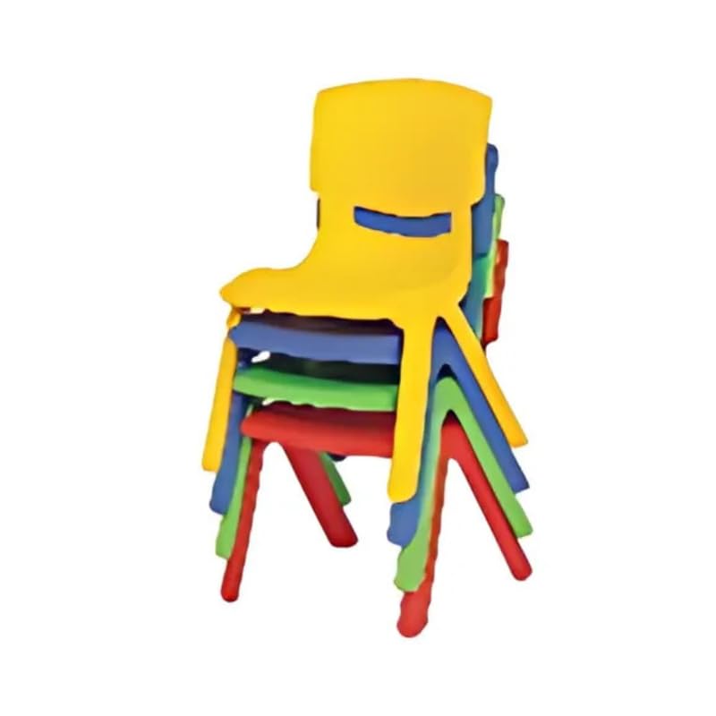 Little Fingers Stackable Kids Plastic Chairs – Multicolor Toddler & Preschool Chairs for Indoor Outdoor Use | Lightweight & Durable Seating for Playroom, Classroom, Daycare, Kindergarten (Set of 4)-image-21