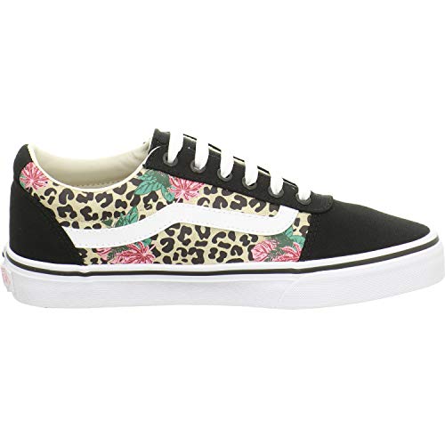 Vans Vans Women's Low-Top Trainers Sneaker, Multicolour Cheetah Palms Candied Ginger White Xwn, 8