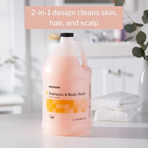 Mckesson Shampoo And Body Wash With Aloe, Apricot Scent, 1 Gal, 1 Count #TOP15