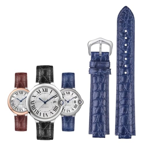 Sangle de remplacement cuir gaufré Ballon Bleu de Cartier