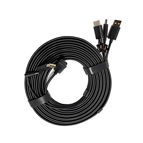 Preisvergleich Produktbild 3 in 1 HTC Vive Kabel Ersatz Schwarz - 5 Meter (UGreen)