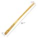 Allegra K Men's Sequin Ties Self Tied Shine Skinny Necktie Fashion Tie Sparkly for Disco Party Costume One Size Yellow