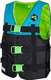 MESLE Schwimmweste H210, 2XS-4XL, Schwimmhilfe für Erwachsene & Kinder, Leichte 50N Auftriebsweste Herren & Damen, Prallschutzweste für Jetski, SUP, Wasserski, Kajak, Wakeboard