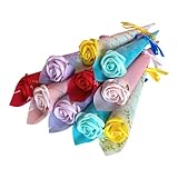 アイラニ ソープフラワー 1輪 花束 10本セット 結婚式 卒業式 卒園式 入学式 母の日 送別会 引越し プレゼントに(10)