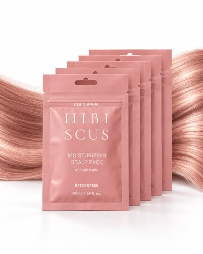 RATED GREEN Hibiscus Scalp Treatment Travel Size, 5 Packs