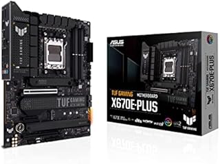 SUS TUF GAMING X670E-PLUS AMD Ryzen AM5 ATX motherboard, 16 power stages, PCIe® 5.0, DDR5 memory, four M.2 slots, 2.5 Gb Ethernet, USB4 header and Aura Sync