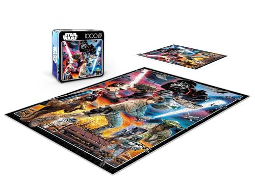 Buffalo Games Star Wars Jigsaw Puzzle - Darth Vader - 1000 Piece, Tin Case, 26.6 x 19 in, Ages 14+ - Full Color Full-Color Poster - 1,000-Piece Movie Challenge - Star Wars Puzzle by Buffalo Games - Image 3