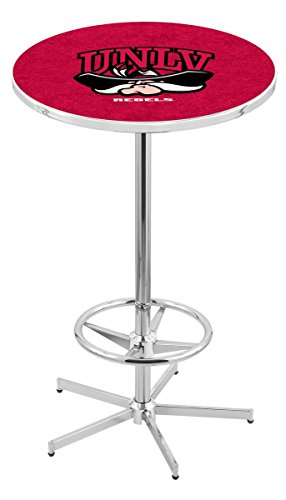 Holland Bar Stool Co. L216-42" Chrome UNLV Pub Table
