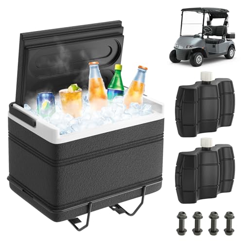 Drive-up Golf Cart Cooler and Mounting Bracket Kit for EZGO RXV Models Only