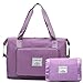 Borsone da Viaggio Pieghevole, Borsone Palestra, Borsa Sportiva Tote Gym, Borsa a Mare impermeabile, Borsone Grande Capacità per uomo e donna Lavender