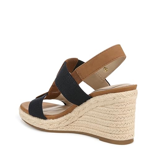 LifeStride Women's Tallulah Espadrille Wedge Sandal, Navy/Tan, 8 Wide by LifeStride - Image 8