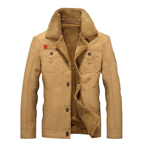 Blouson bomber d'hiver homme kaki pour les sorties glaciales en ville