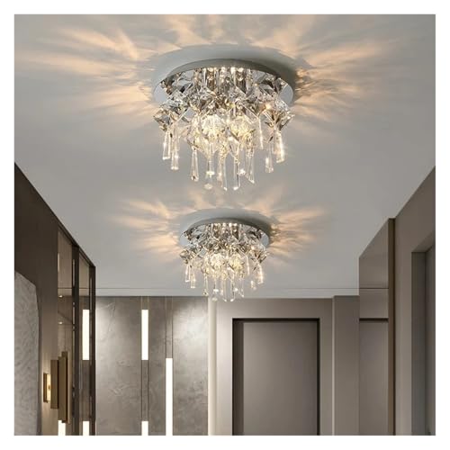Plafonnier cristal LED moderne pour salon et chambre