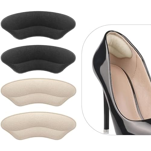 Heel Grips Liner Cushions Inserts for Loose Shoes, Heel Pads Snugs for…