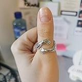 დდGib mir eine Umarmung Statement Ring: Design mit der Umarmung, macht den Ring mehr Liebe. Weißgold plattiert und hochglanzpoliert, würde nicht lange verblassen