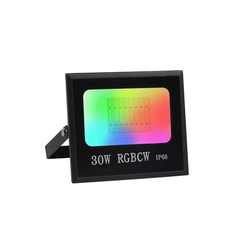 Tuya inteligentny reflektor LED reflektor oświetlenie zewnętrzne 220V 30W 50W 100W RGB możliwość przyciemniania ciepłe zimne białe światło obsługa Bluetooth Wifi(With Remote Control,50W_BLUETOOTH)