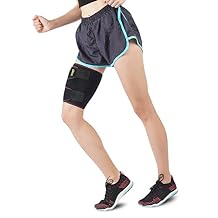 Soles Thigh Support Brace and Compression Sleeve SLS313 Black