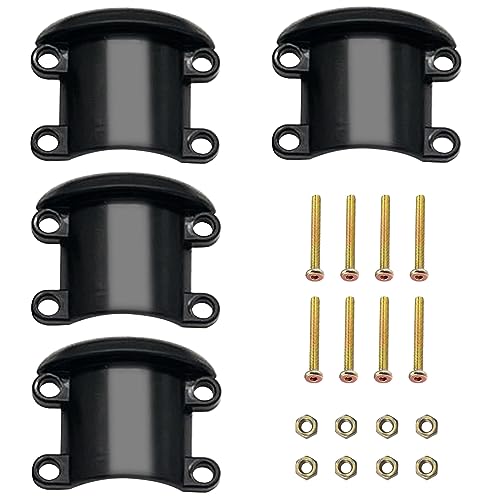 2 Pack Squirrel Baffle Accessory for Bird Feeder Pole and Bird Houses, Pole Mounted Buckle Stopper for Guarding Birdhouse (Baffle Not Included) - Thumbnail 3