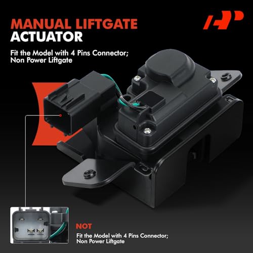 A-Premium Manual Trunk Latch Lock Actuator w/ 4-Pin Compatible with Buick Cadillac Chevy GMC Pontiac & Saturn Enclave Escalade Suburban Yukon Torrent Vue - Only Fit Manual Liftgate by A-Premium - Used condition - Image 2