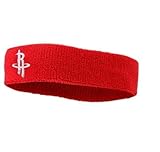 Houston Rockets Team Logo Terry Cloth Headband - For Bare Feet