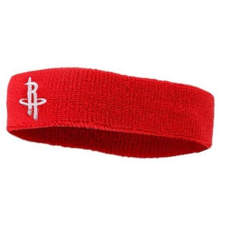 Houston Rockets Team Logo Terry Cloth Headband - For Bare Feet