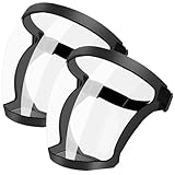 WLXW Transparente Schutzmaskenabdeckung Hochtransparente Schutzmaske Staubdicht Oleophob Winddicht Stoßfest Beschlagfreie Masken