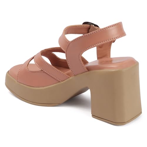 Image of Colo Comfortable & Stylish, Cushioned Footbed Block Heel Sandal for Womens and Girls /Sandal For Women