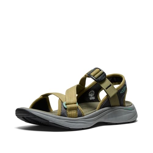 [�L�[��] LEIKI OT SANDAL ���C�L �I�[�v���g�D �T���_�� ���f�B�[�X 1030284 MARTINI OLIVE/GRANITE GREEN 23.5 cm