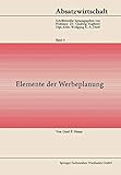 werbeplane online gestalten  Elemente der Werbeplanung (Veröffentlichungen des Hamburgischen Welt-Wirtschafts-Archivs)